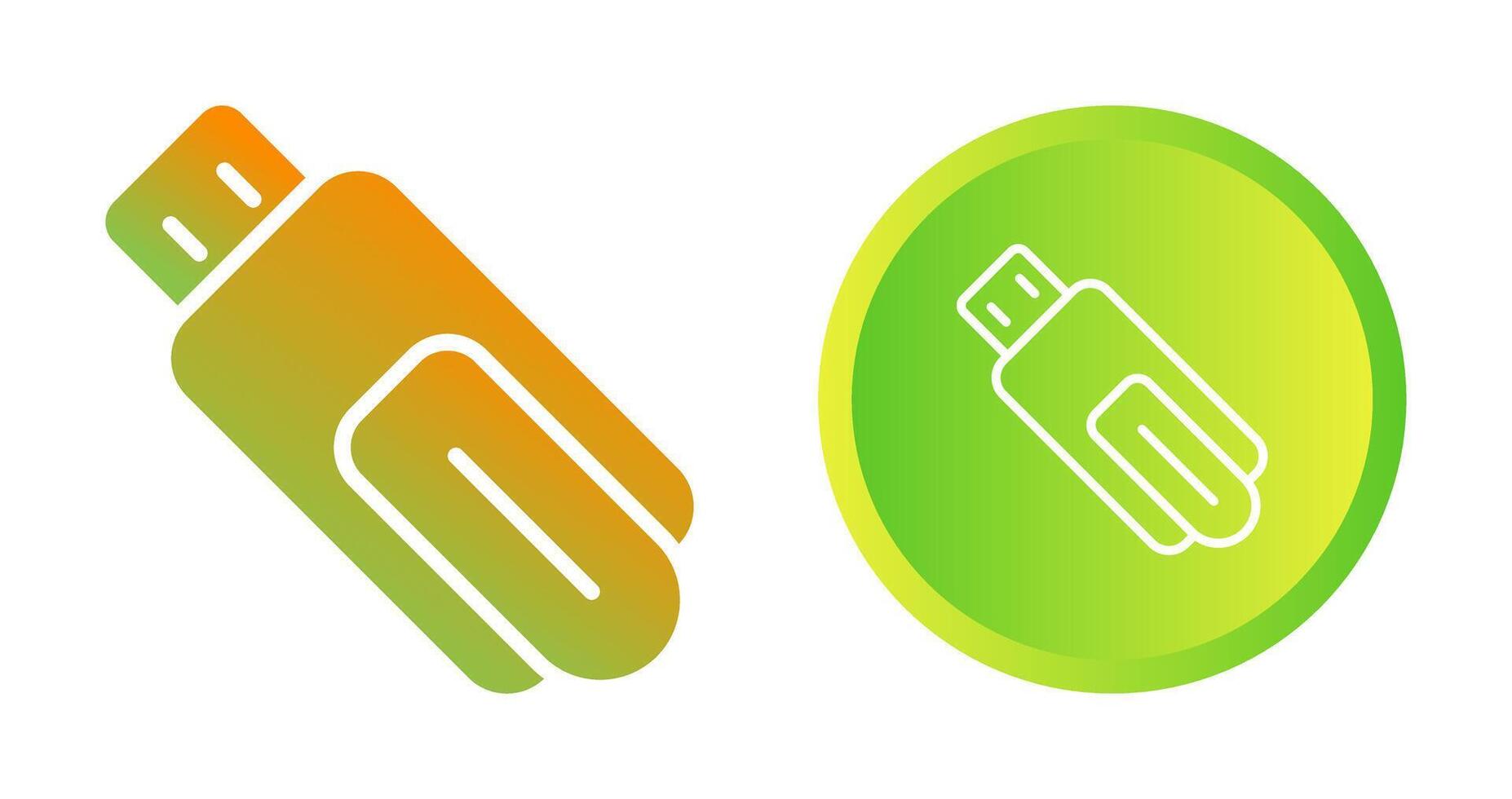 USB Flash Drive Vector Icon