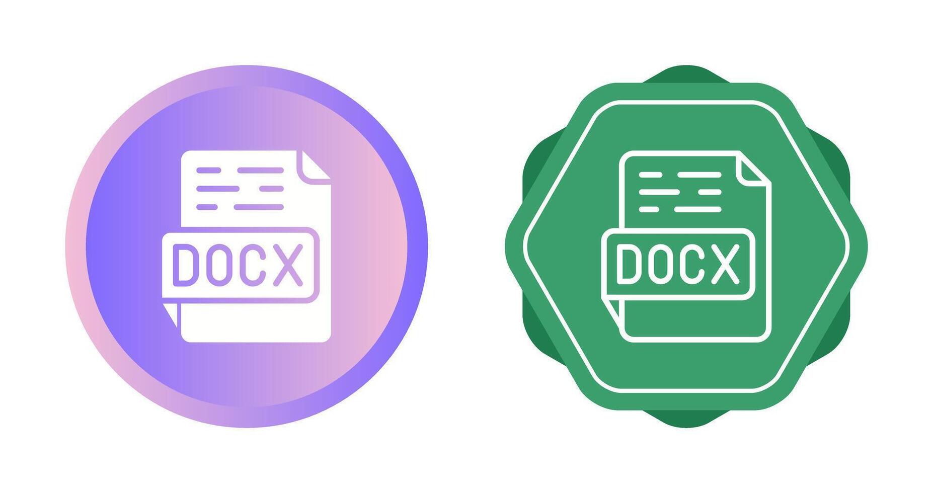 icono de vector docx