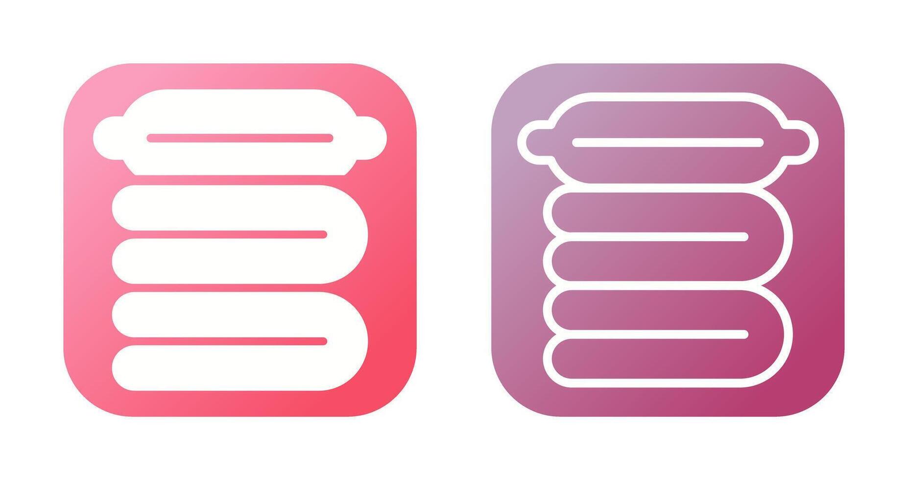 Compact blanket Vector Icon