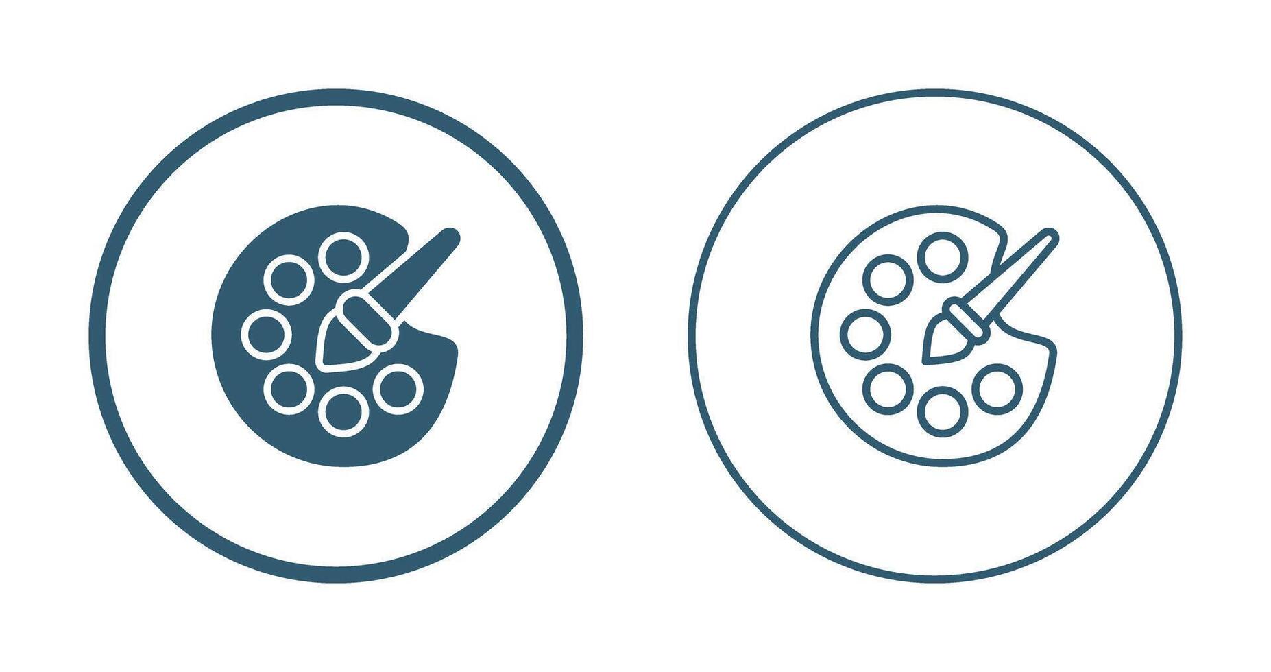 Artist Palette Vector Icon
