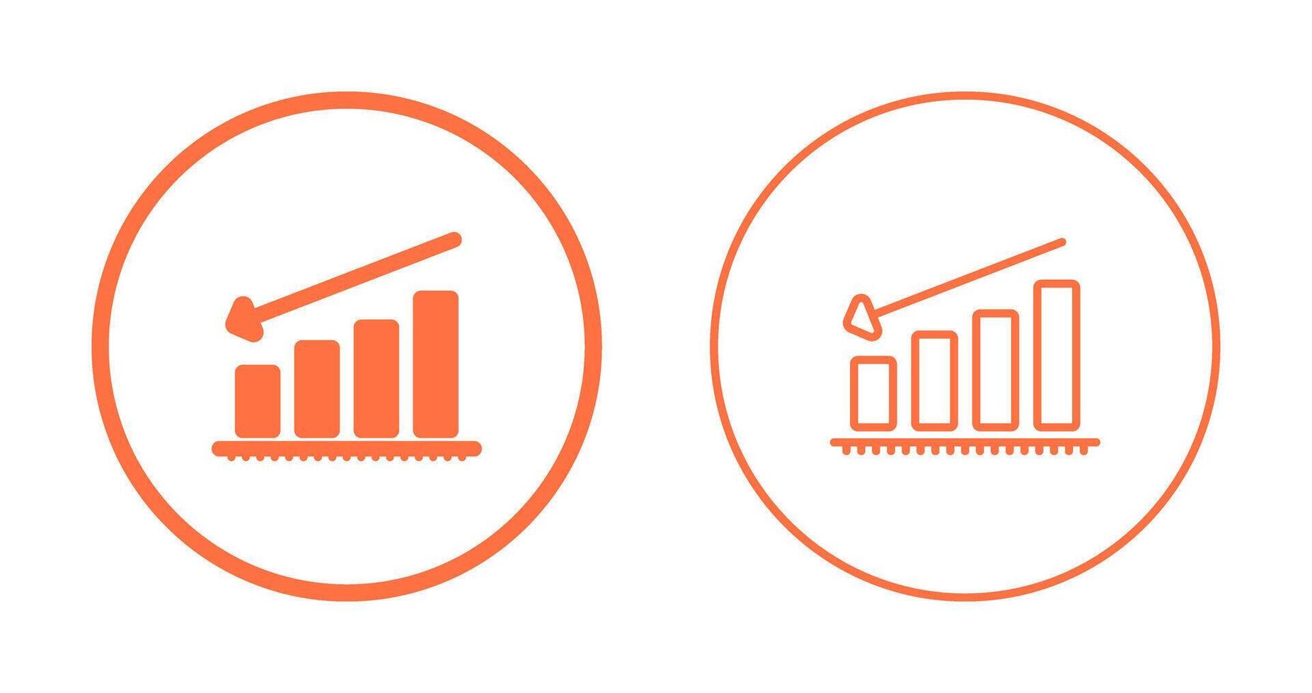 Chart Decreasing Vector Icon