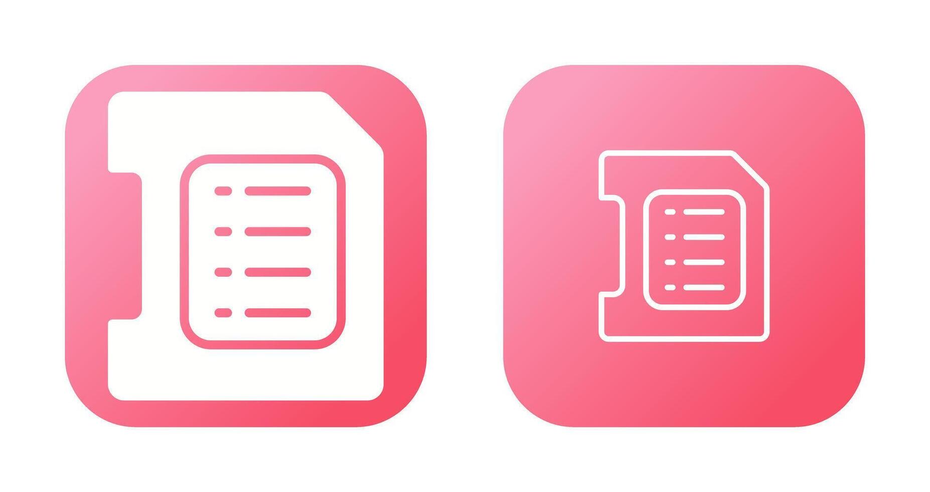 Sd Card Vector Icon