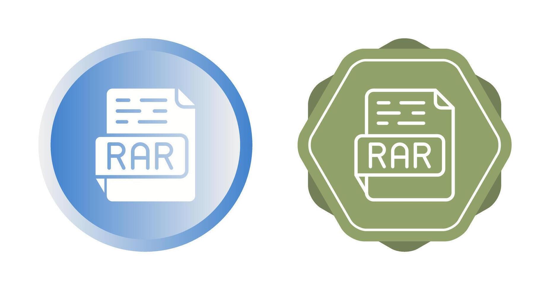 RAR Vector Icon