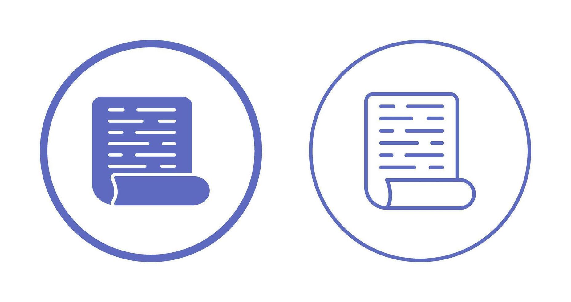 Page with Curl Vector Icon