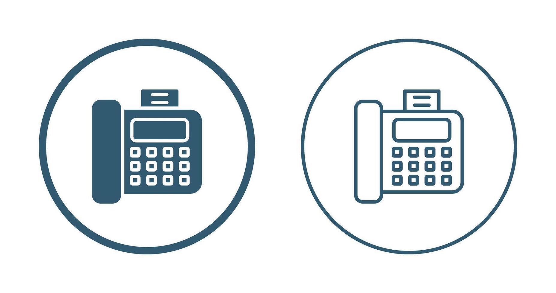 Fax Machine Vector Icon