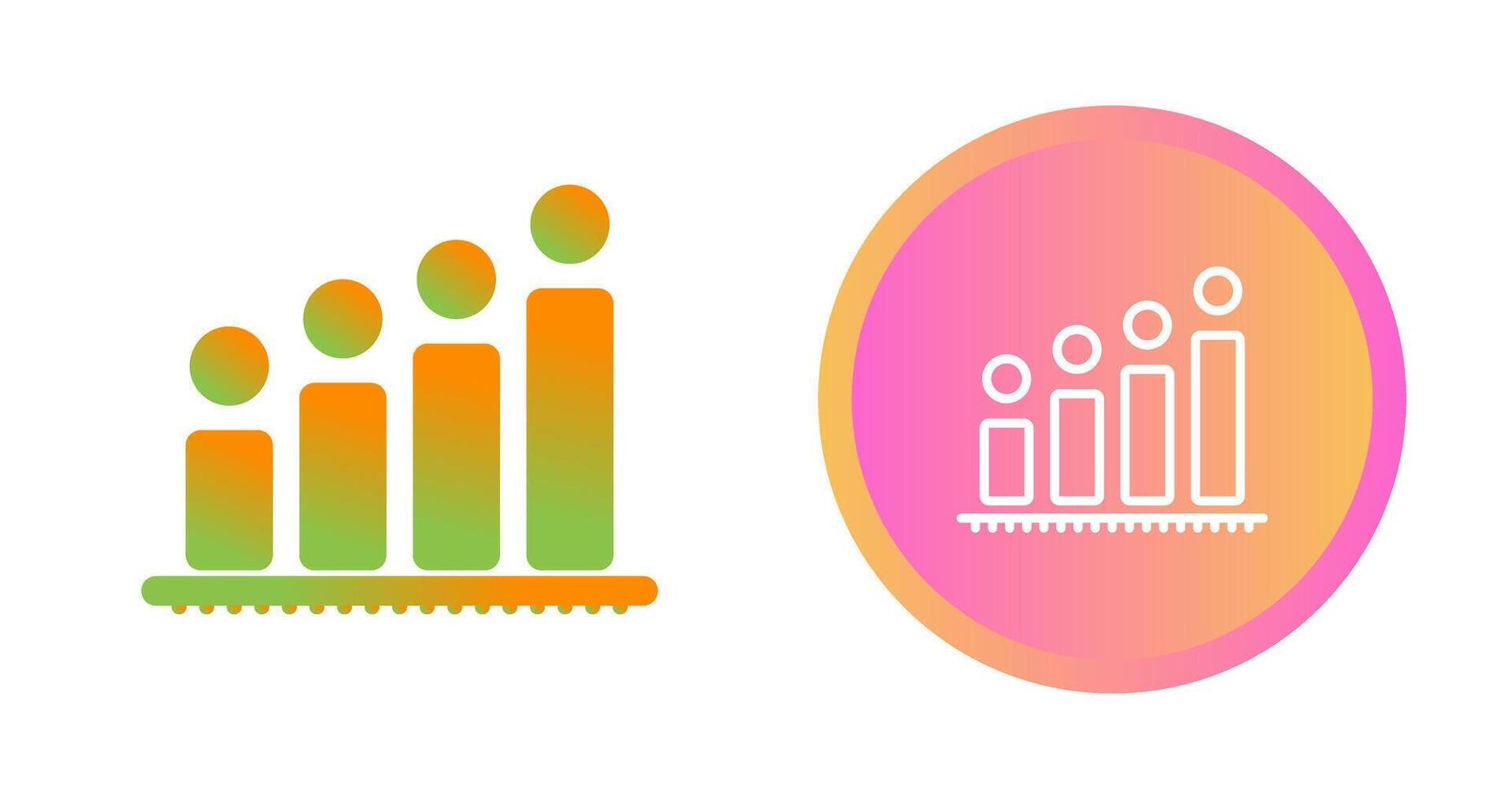 Bar Chart Vector Icon
