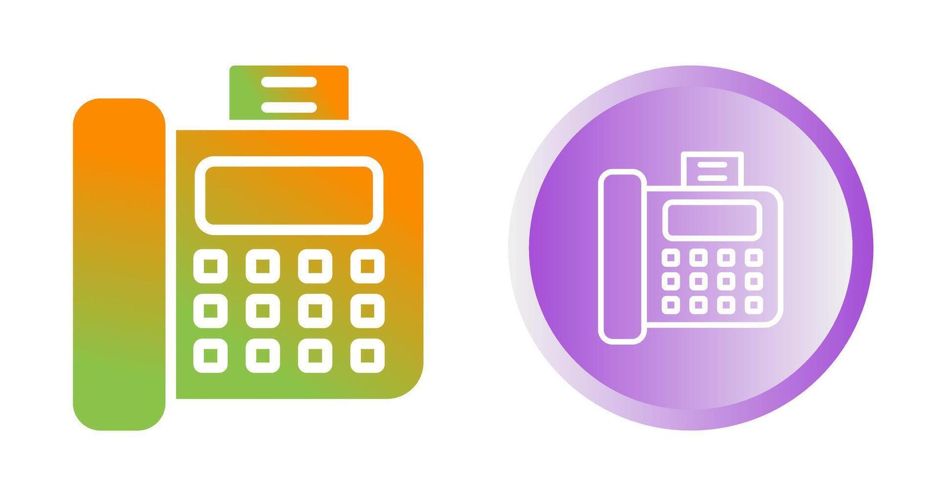 Fax Machine Vector Icon