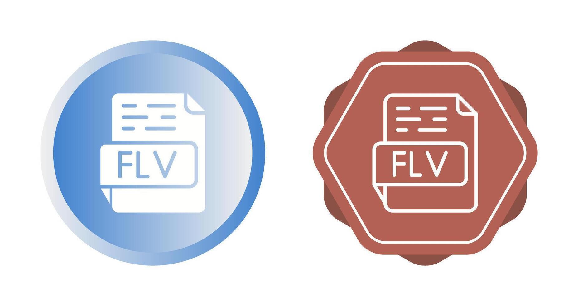 FLV Vector Icon