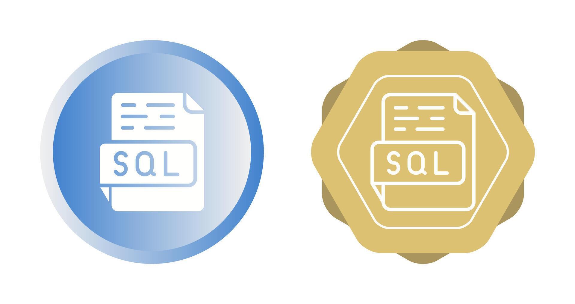 SQL Vector Icon 39129130 Vector Art at Vecteezy