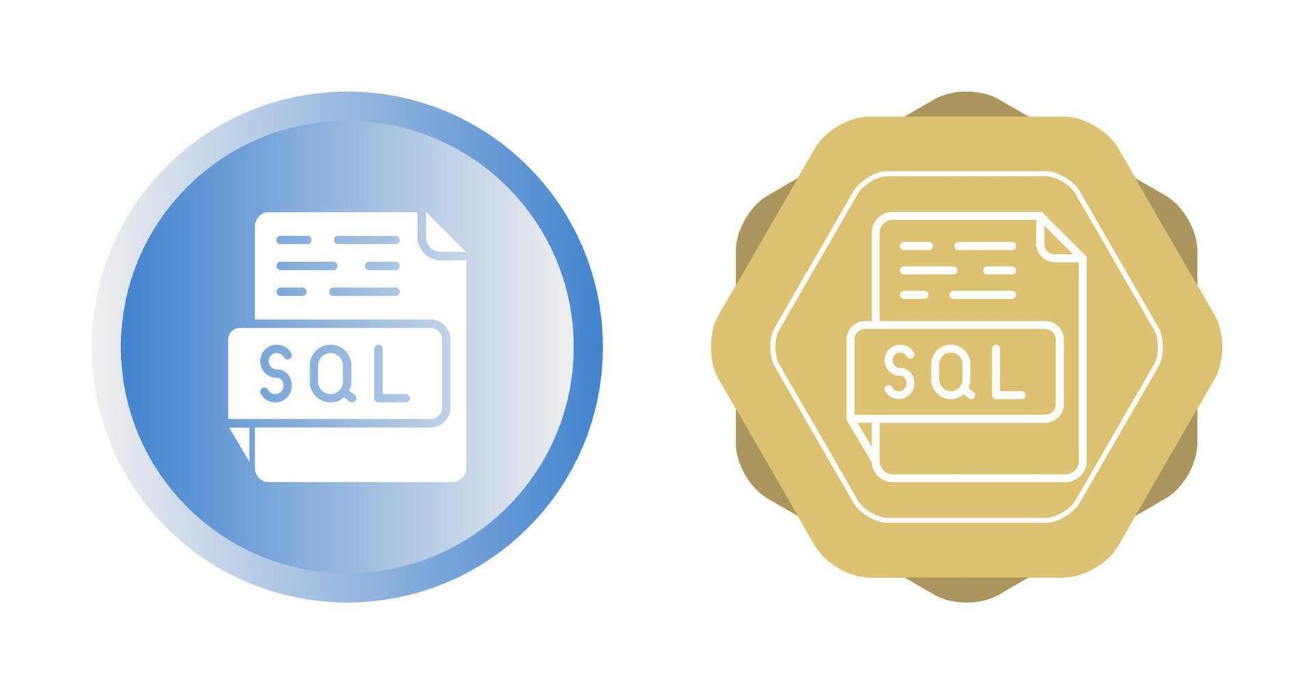 SQL Vector Icon 39129130 Vector Art at Vecteezy