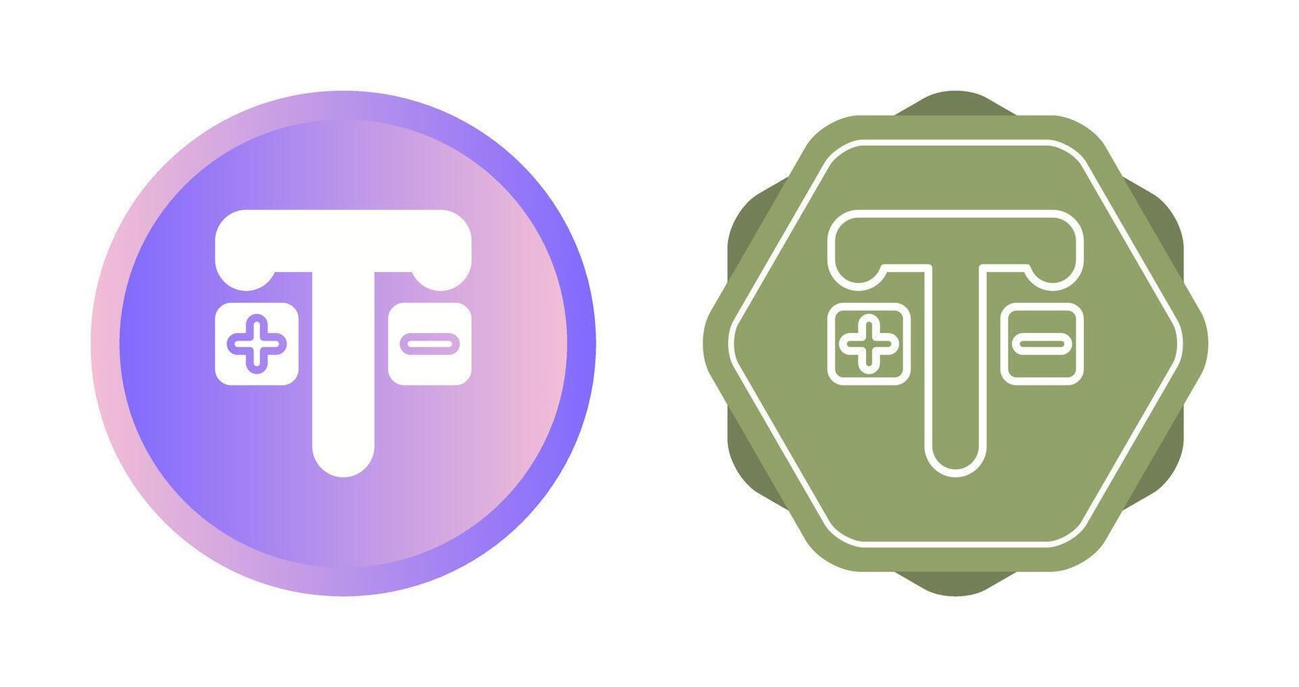 Text Vector Icon