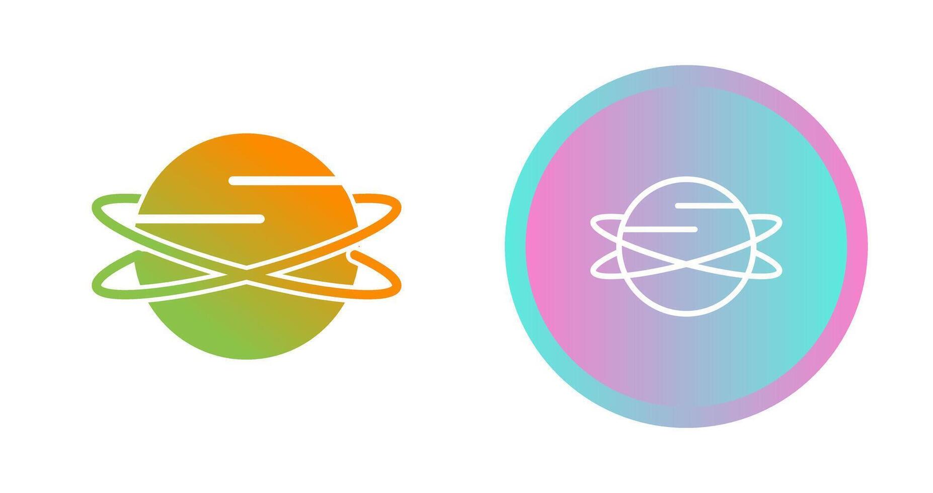 icono de vector de planeta