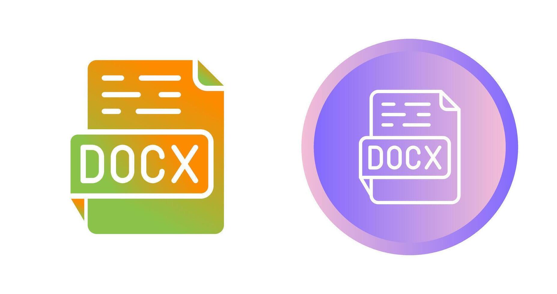 DOCX Vector Icon