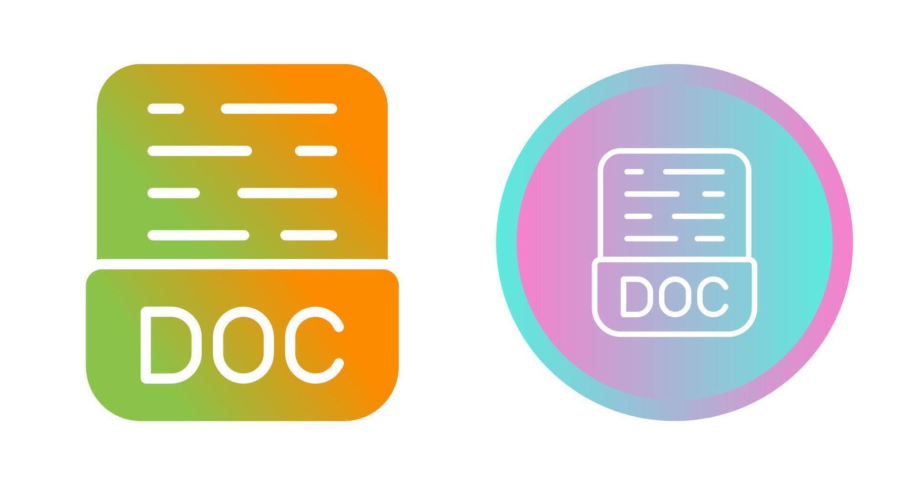 DOC Vector Icon