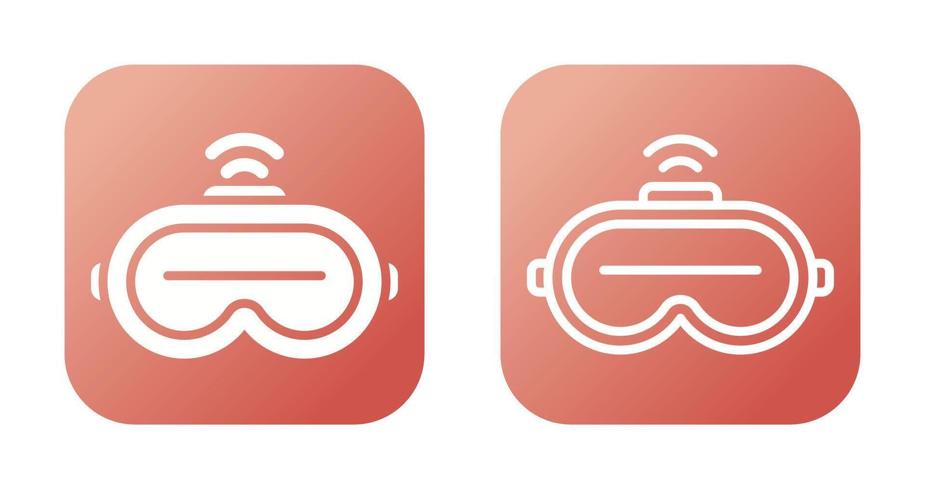 Augmented Reality Headset Vector Icon