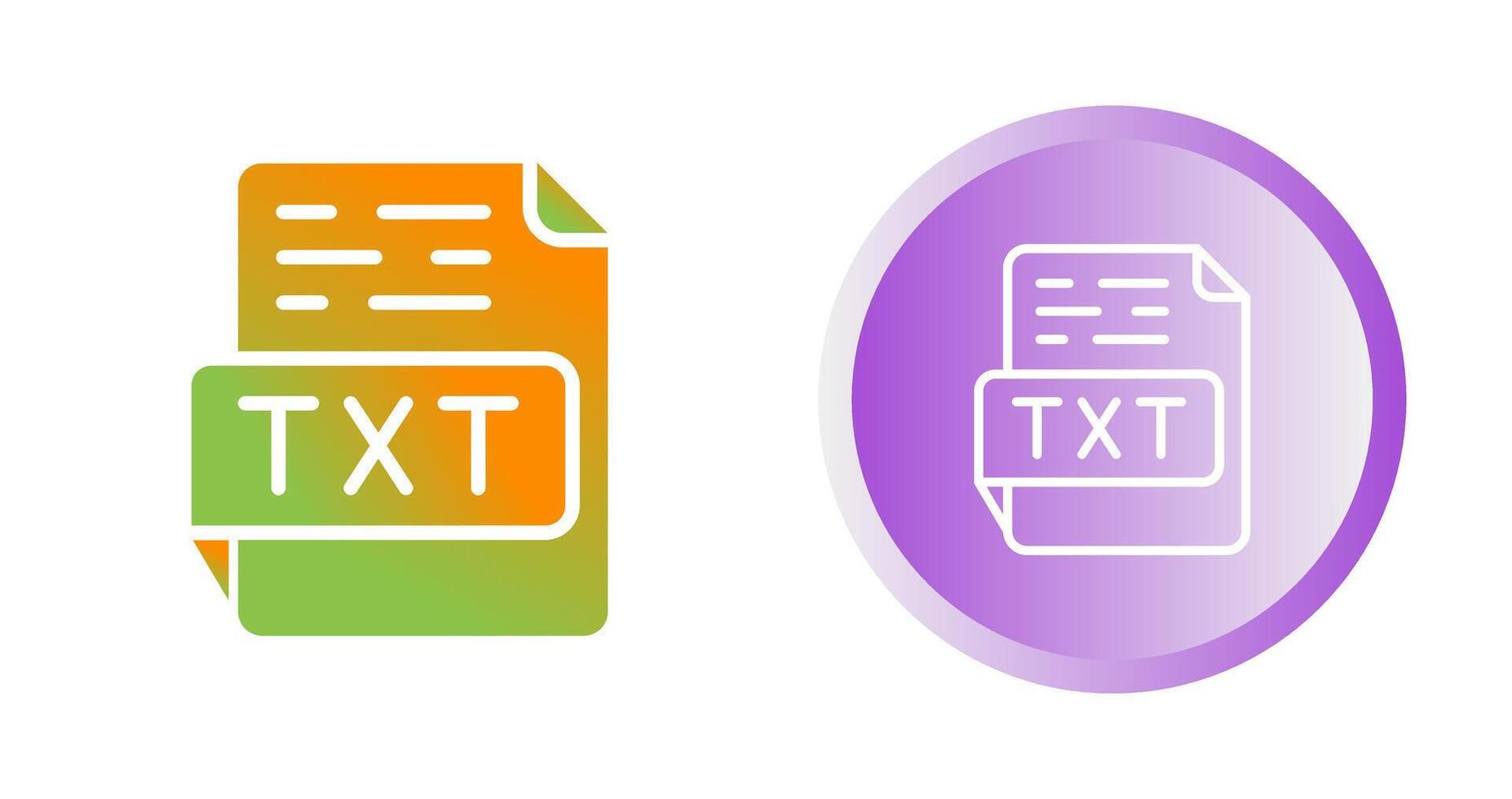 TXT Vector Icon