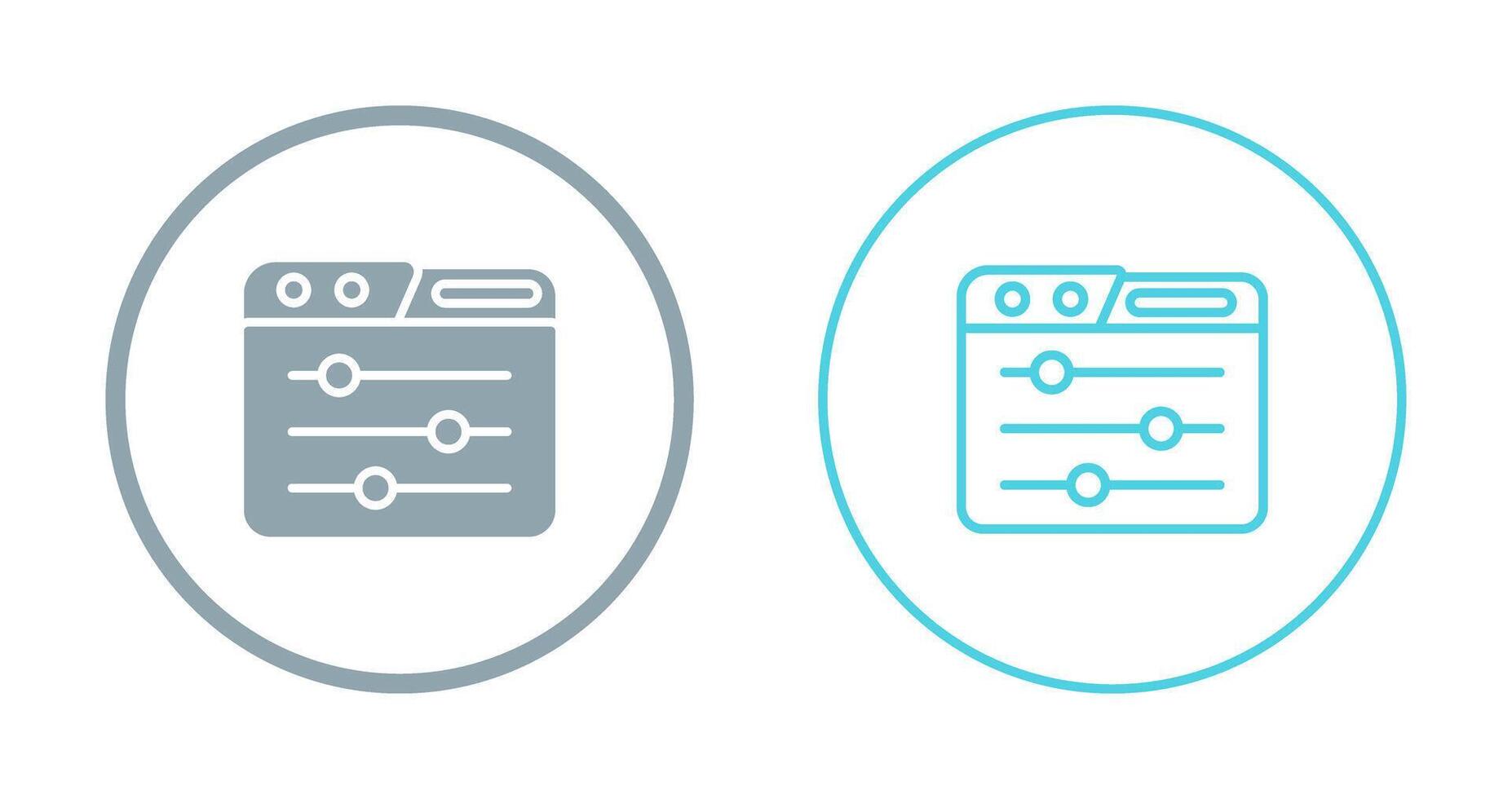 Control Panel Vector Icon