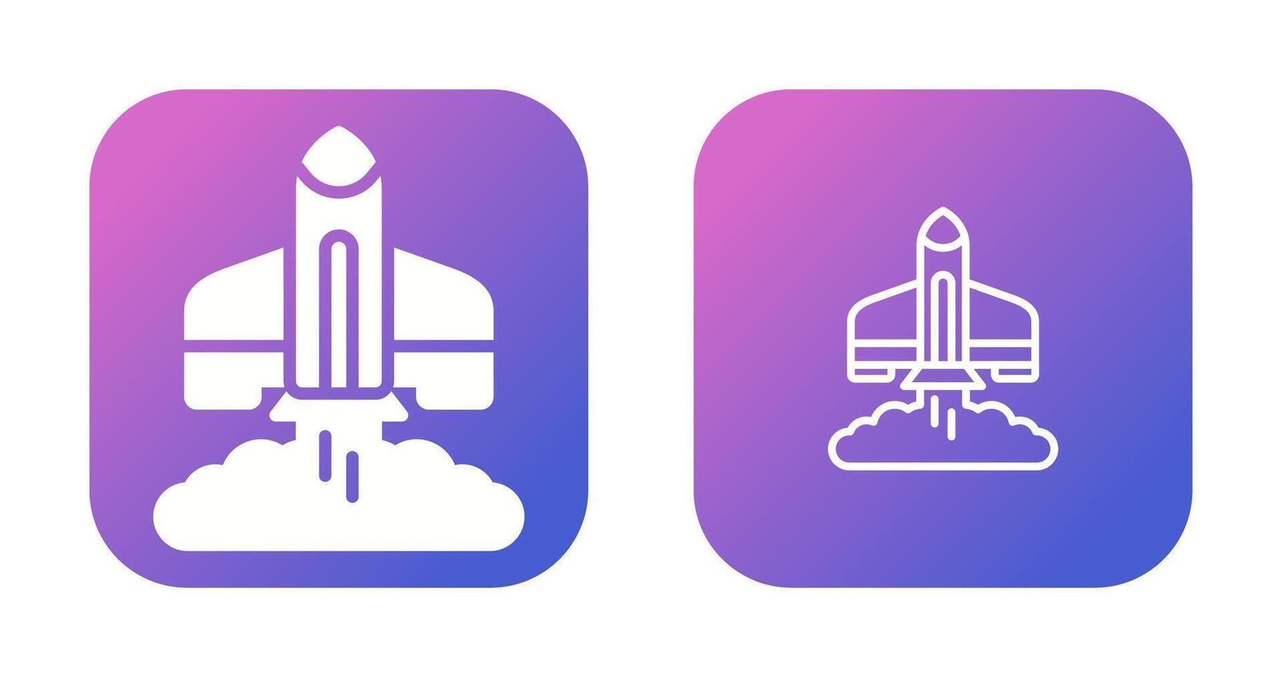 Rocket Launch Vector Icon