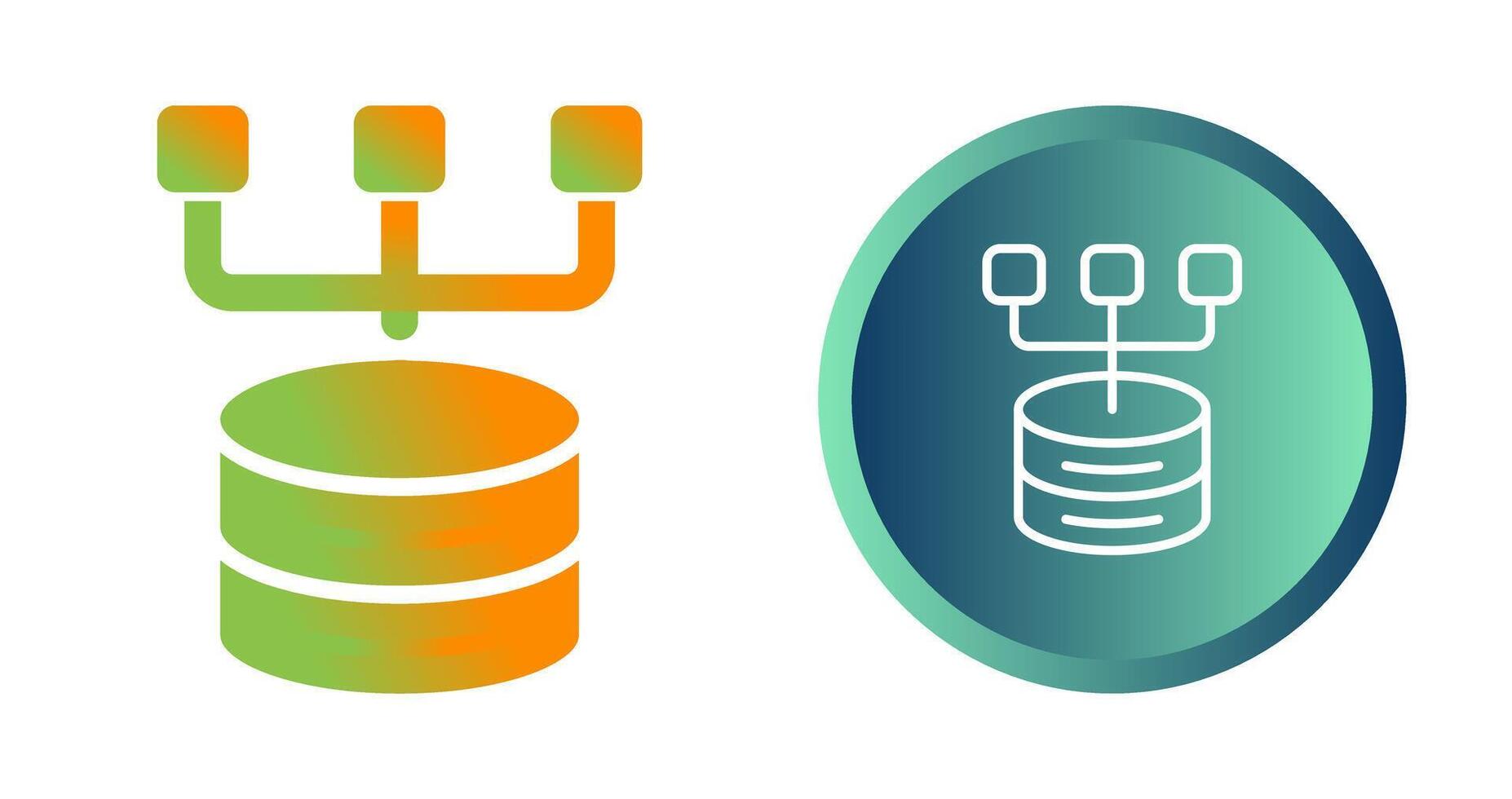 Data Modeling Vector Icon