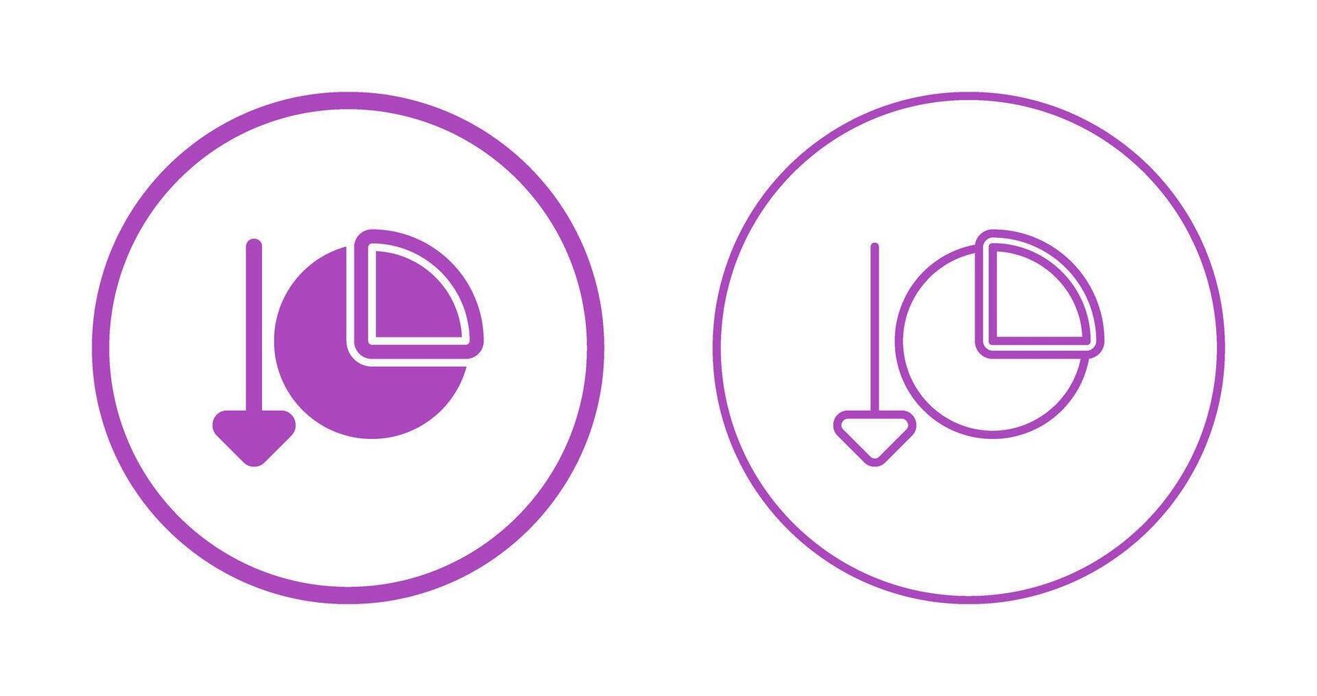 Chart Decreasing Vector Icon