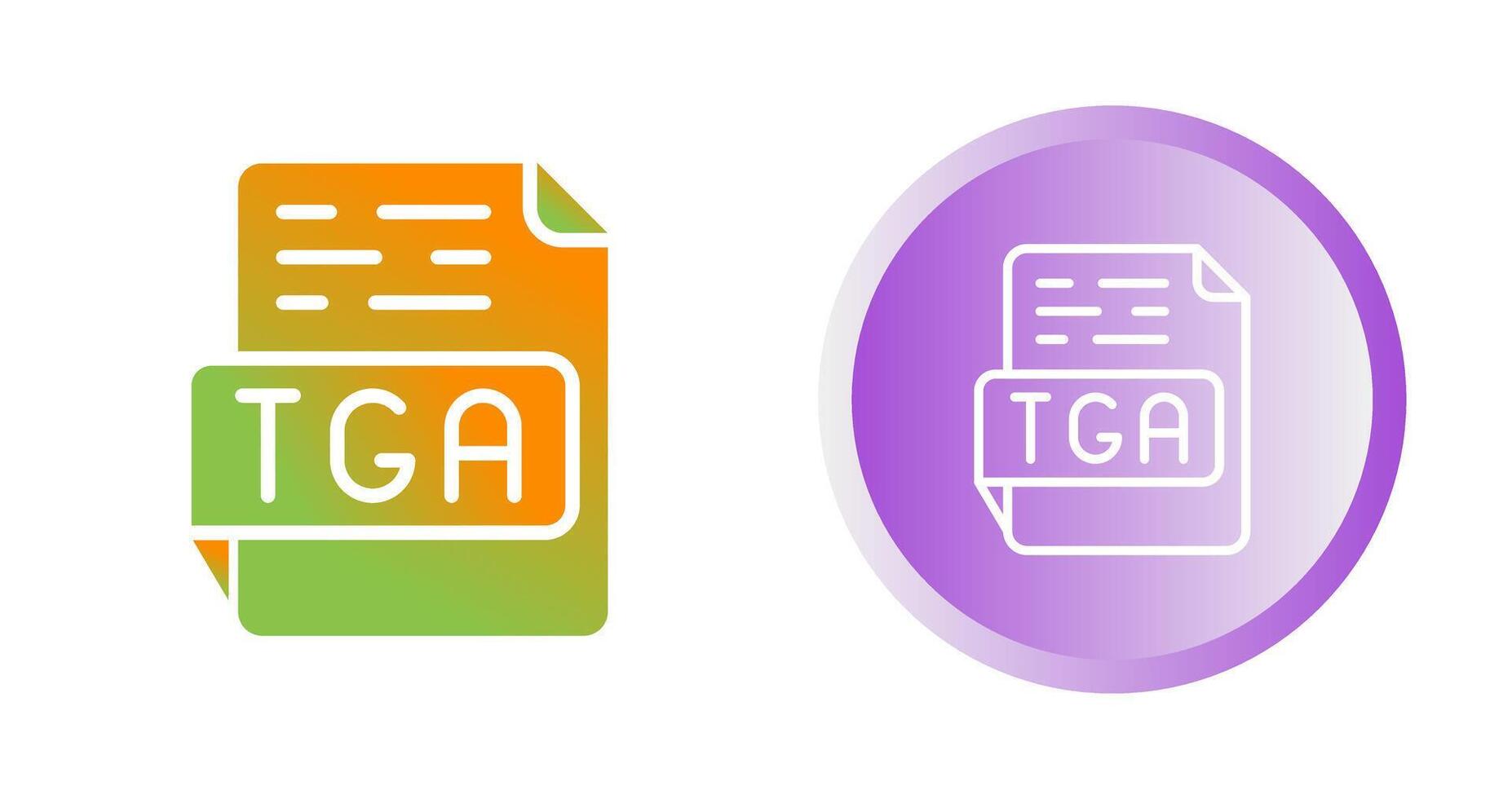 TGA Vector Icon