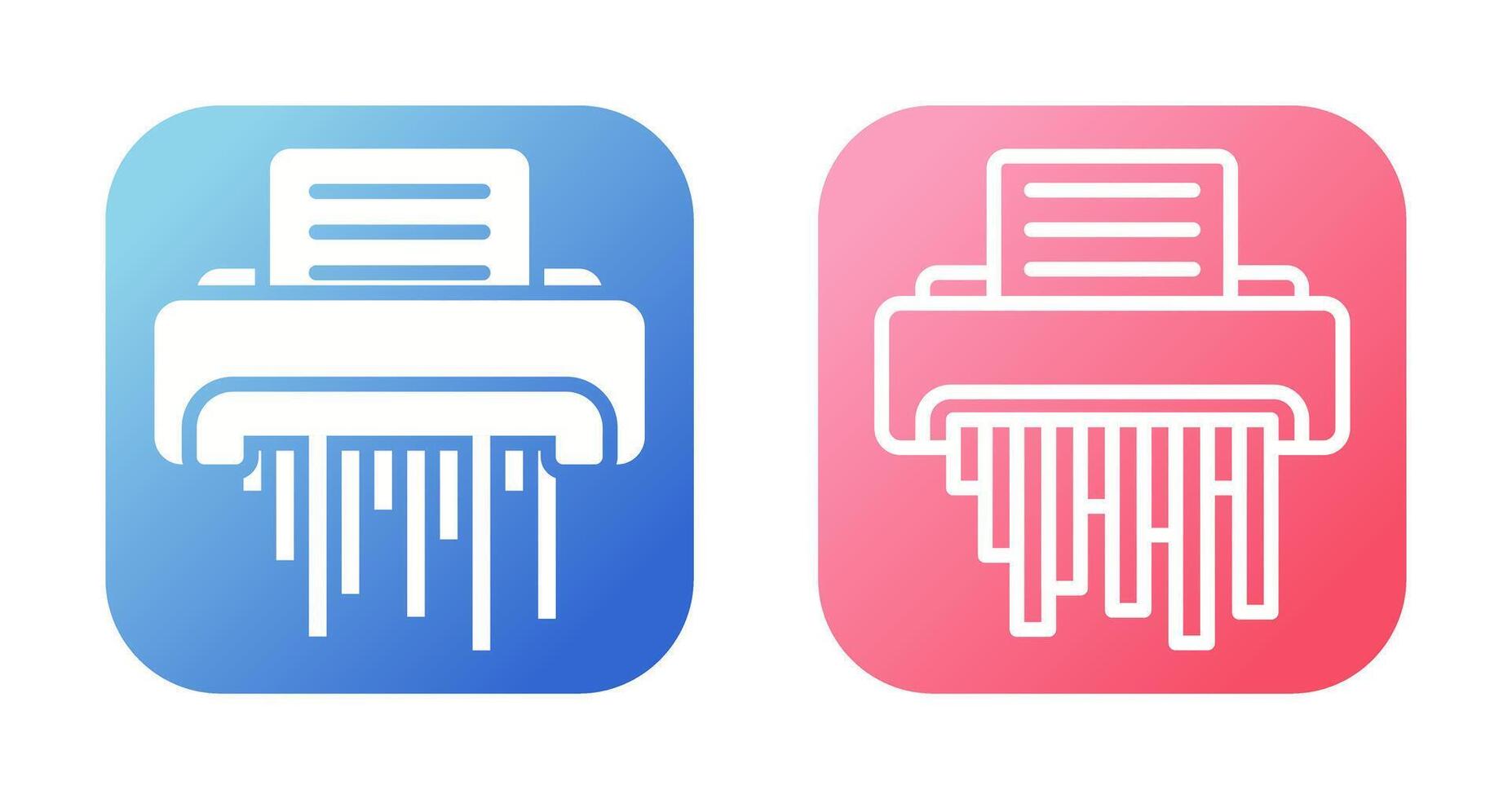 Shredder Vector Icon