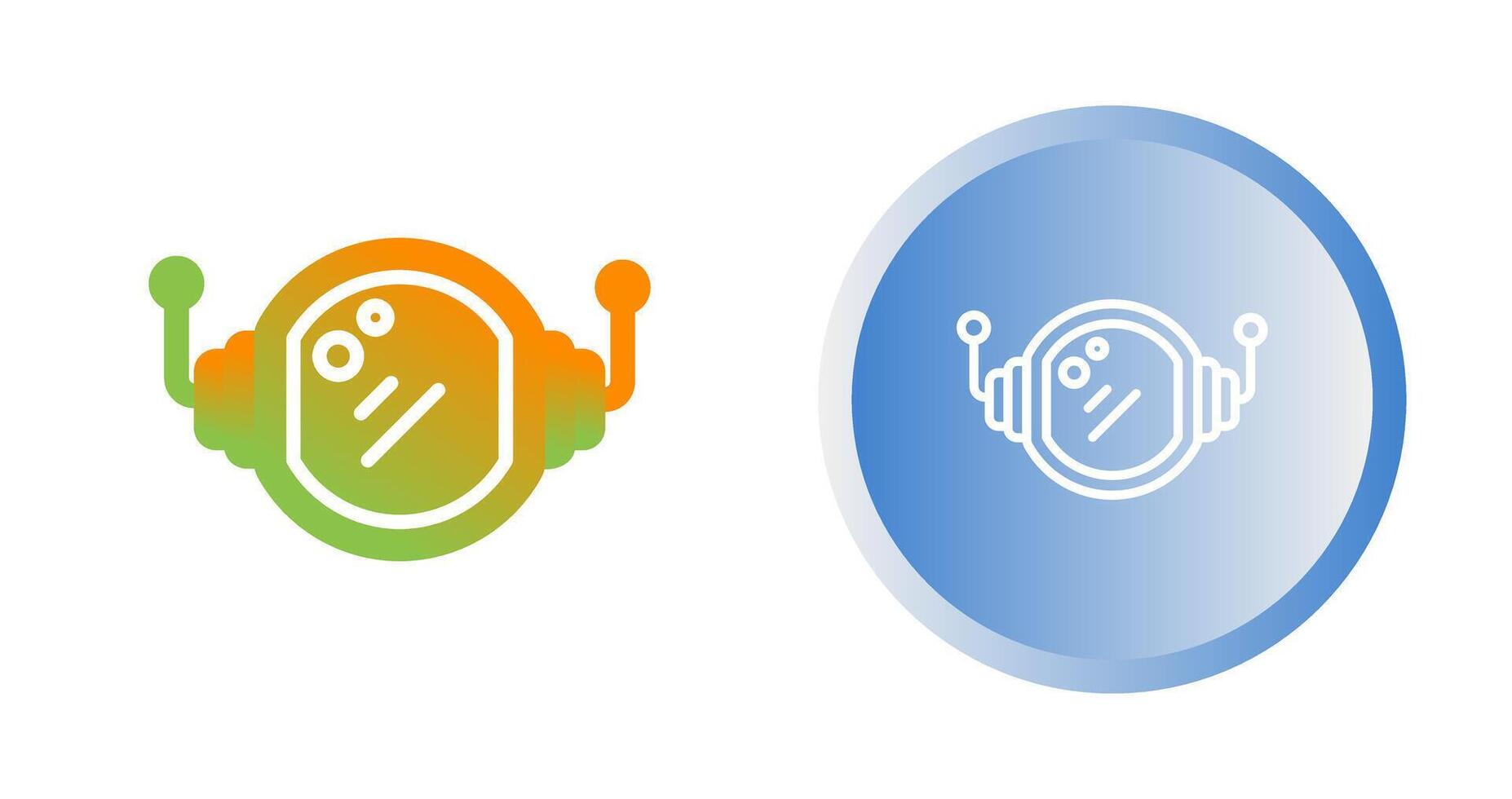 Astronaut Helmet Vector Icon