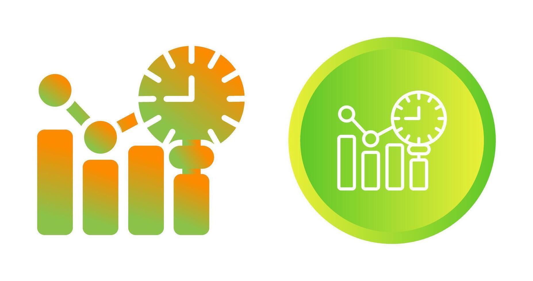 Sales Forecasting Vector Icon