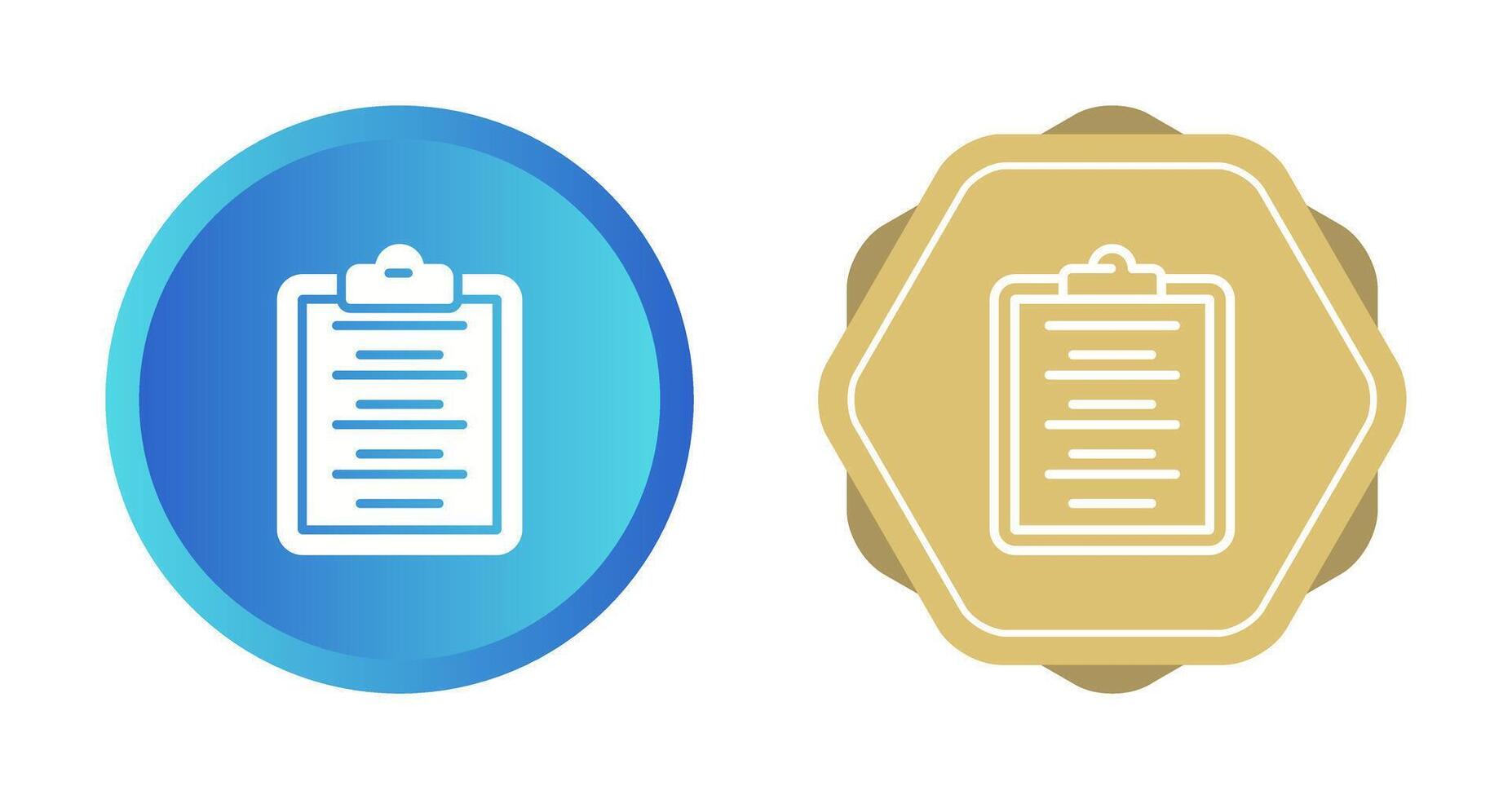 Writing Pad Vector Icon