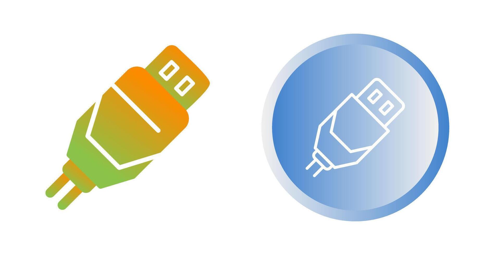 Usb Cable Vector Icon