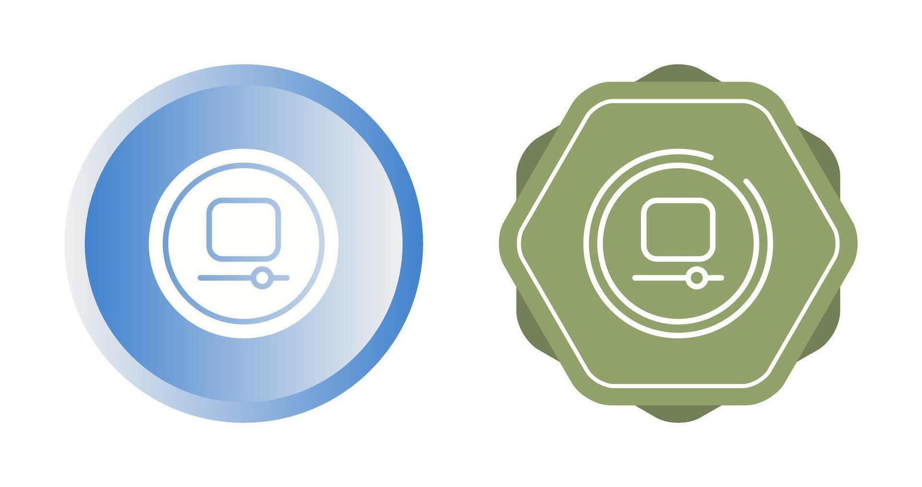 Video Stop Button Vector Icon
