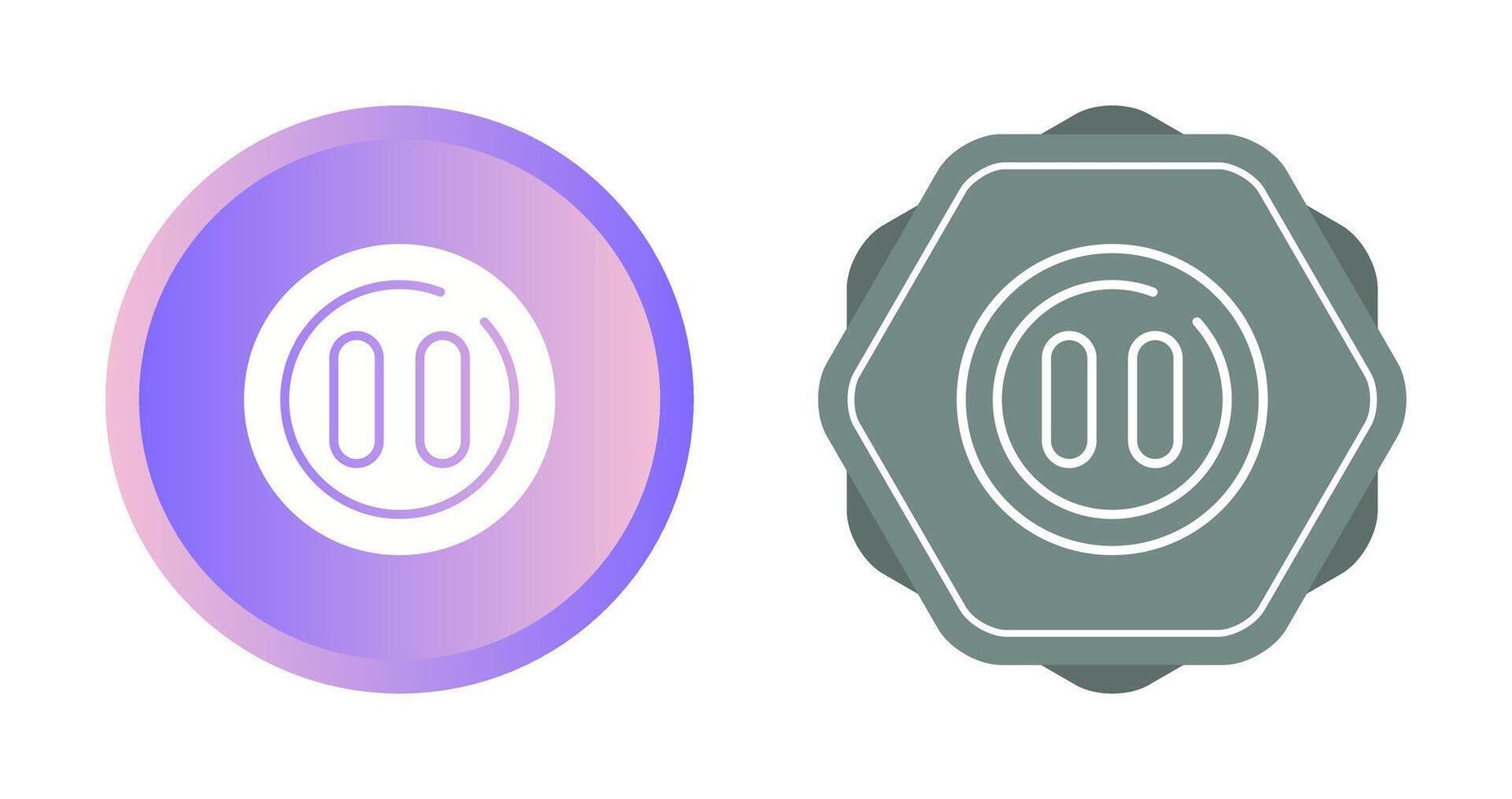 Pause Circle Vector Icon