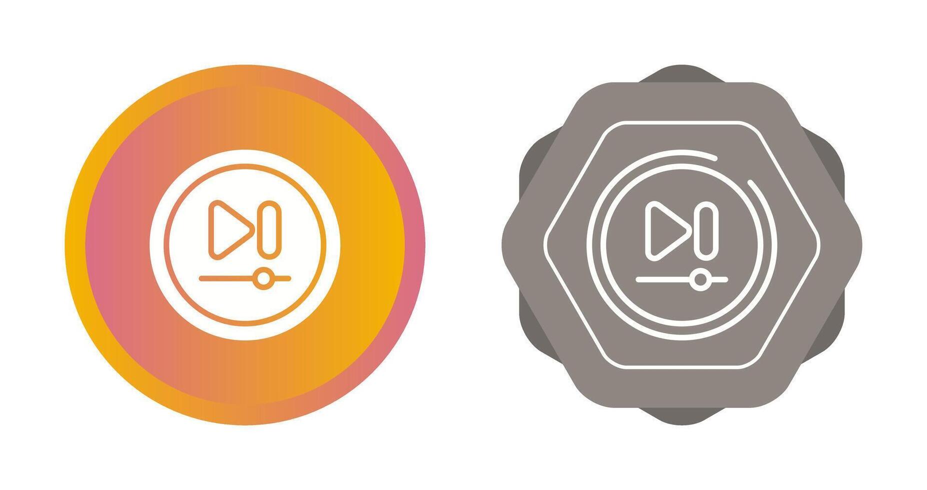 Video Next Track Button Vector Icon