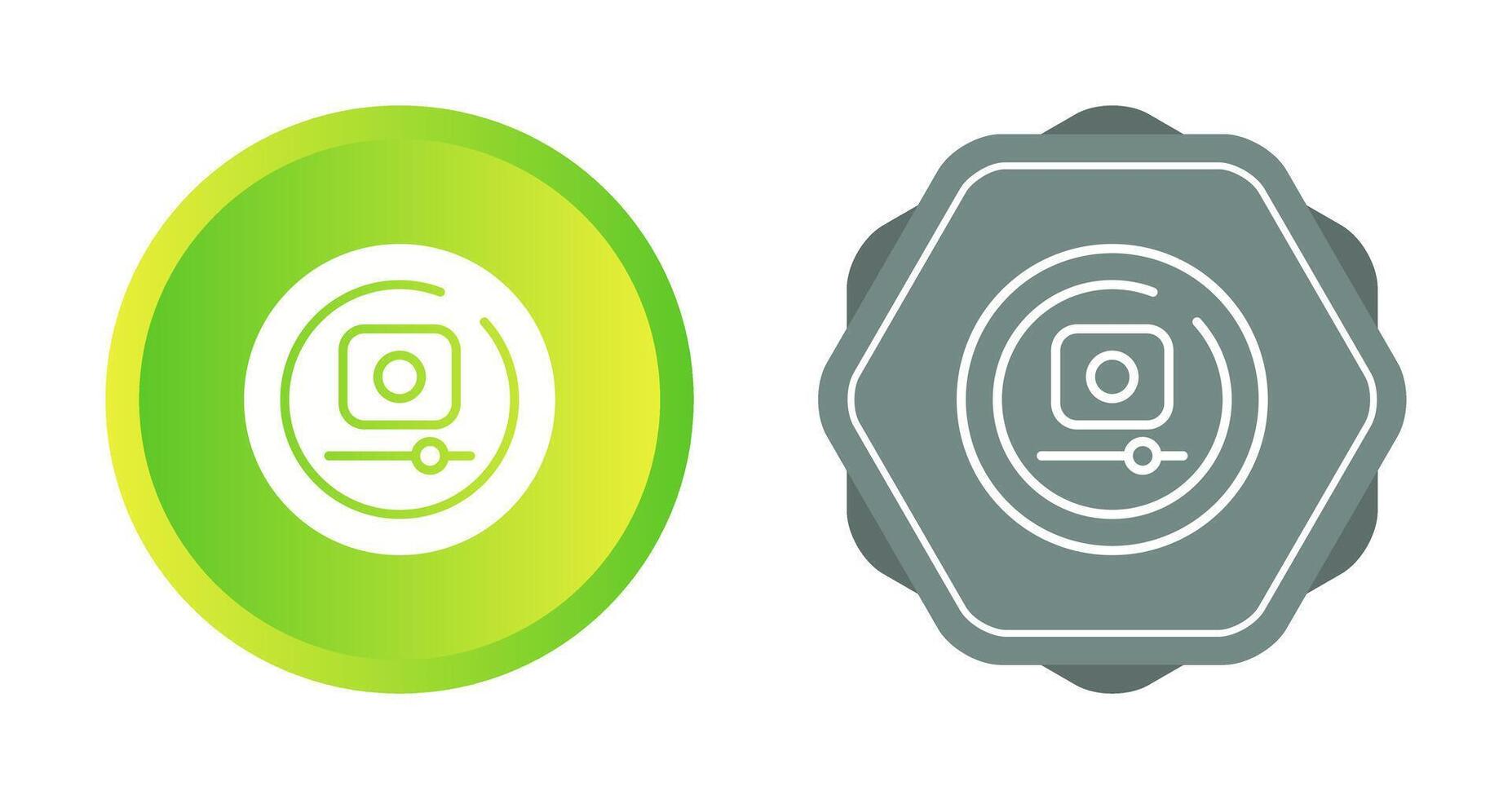 Video Record Circle Vector Icon
