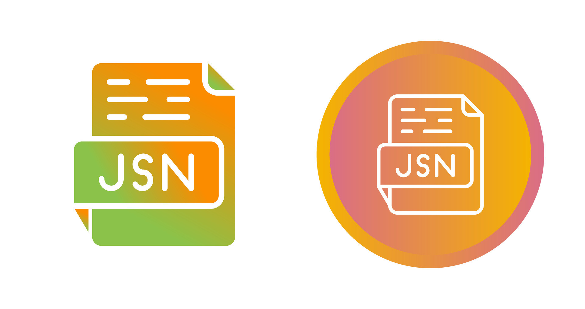 JSON Vector Icon 39130364 Vector Art at Vecteezy