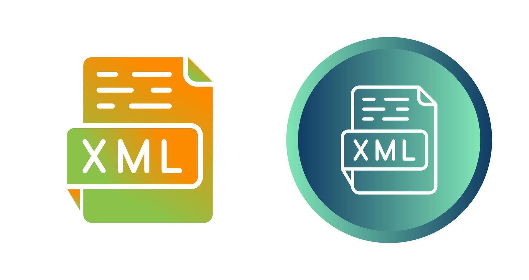 XML Vector Icon