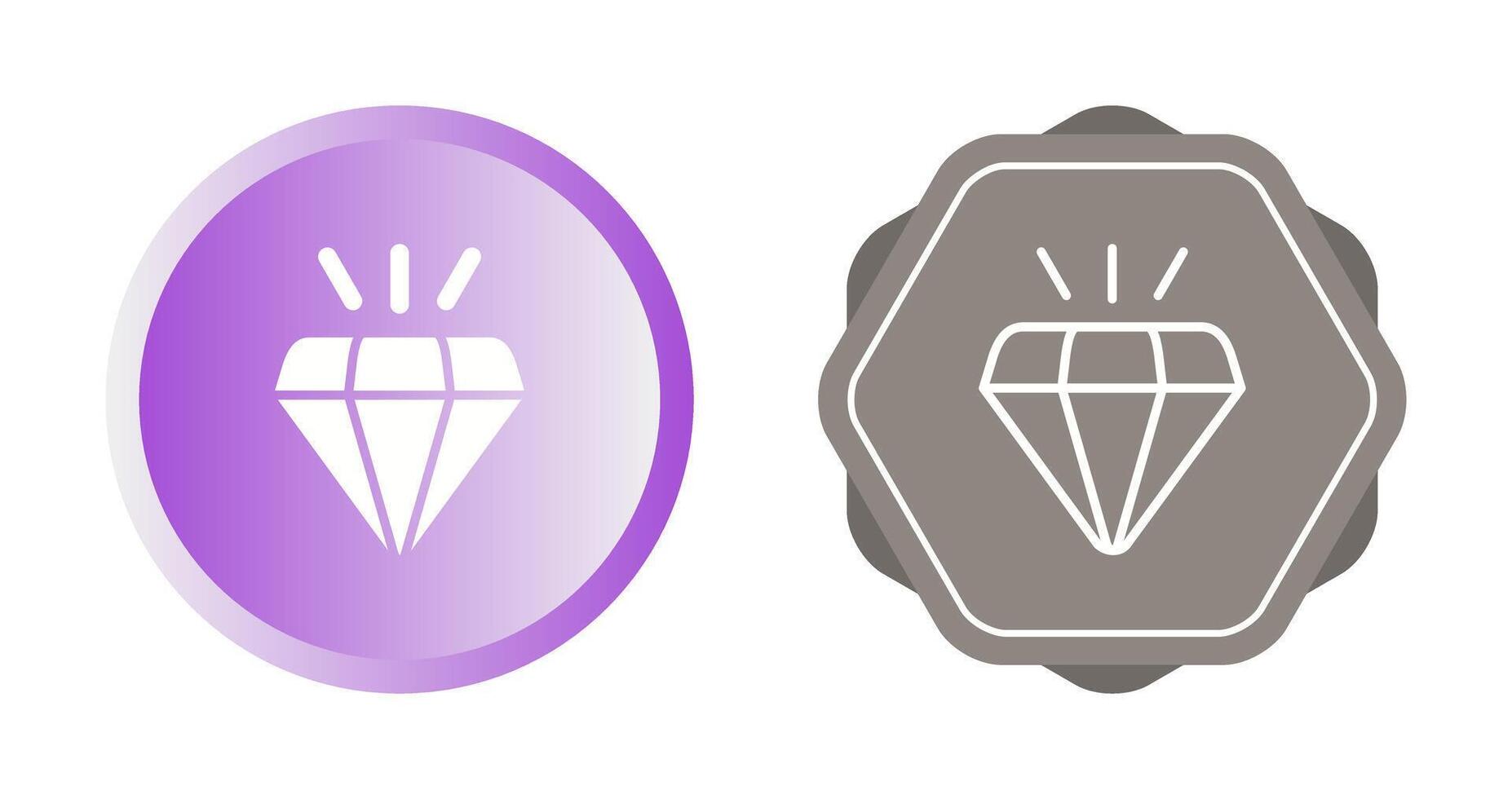 icono de vector de diamante