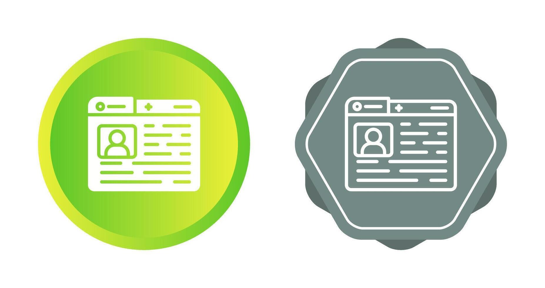 Profile Vector Icon