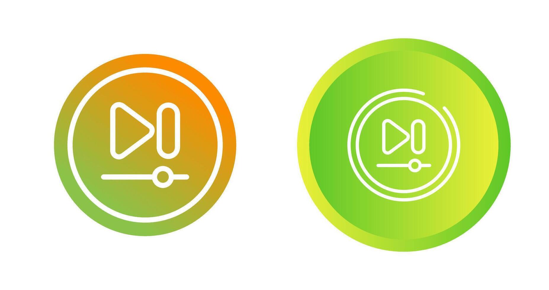 Video Next Track Button Vector Icon
