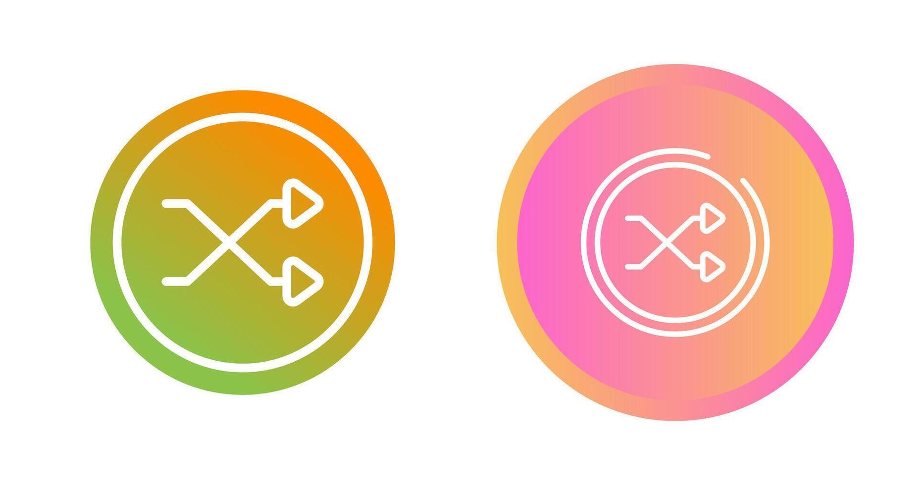 barajar icono vector icono