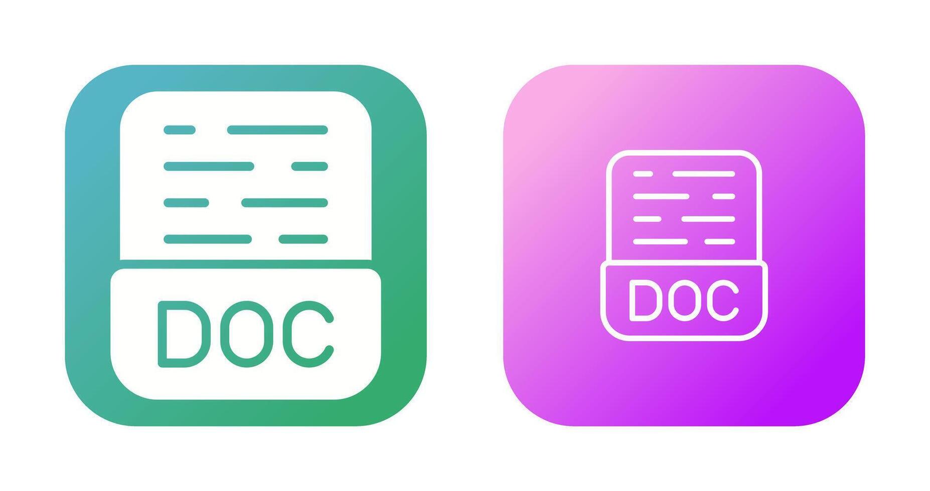 DOC Vector Icon