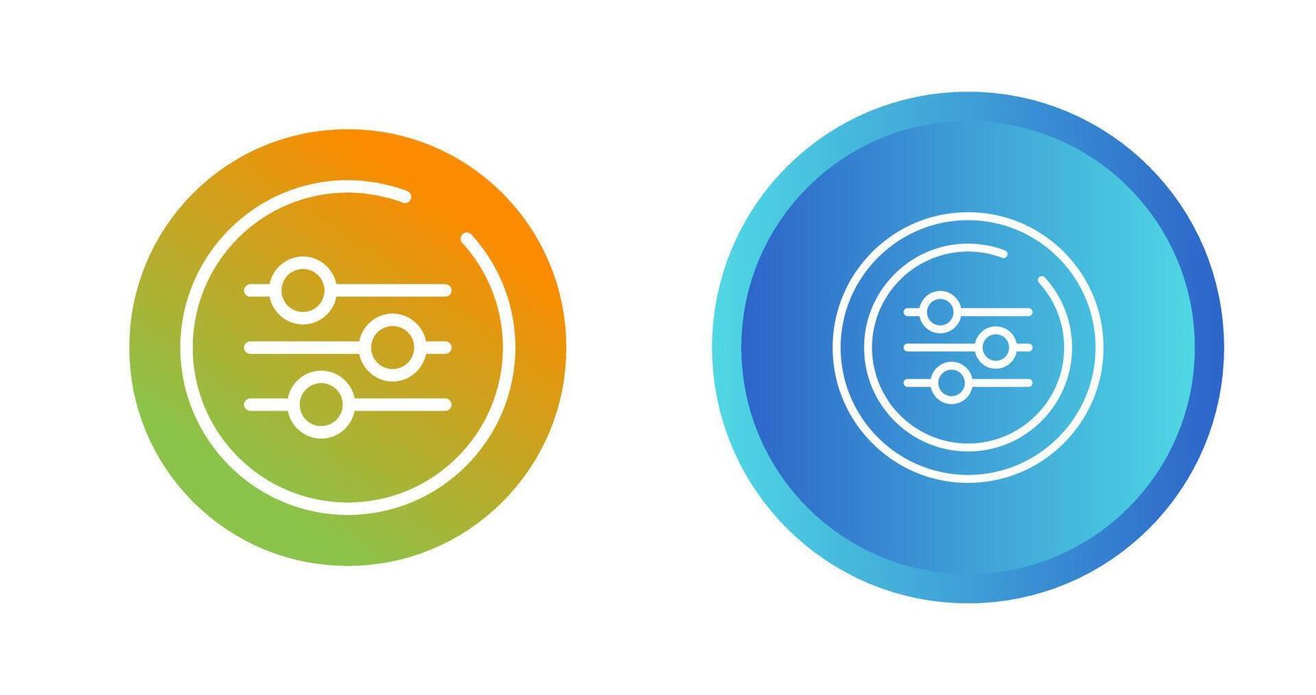 Equalizer Circle Vector Icon