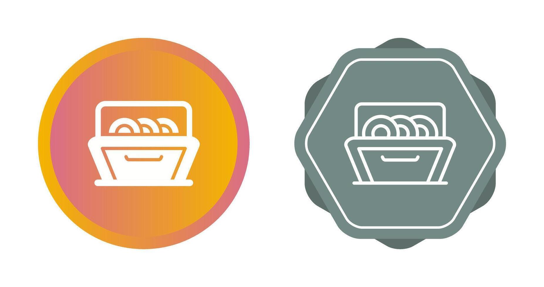 Dishwasher Vector Icon