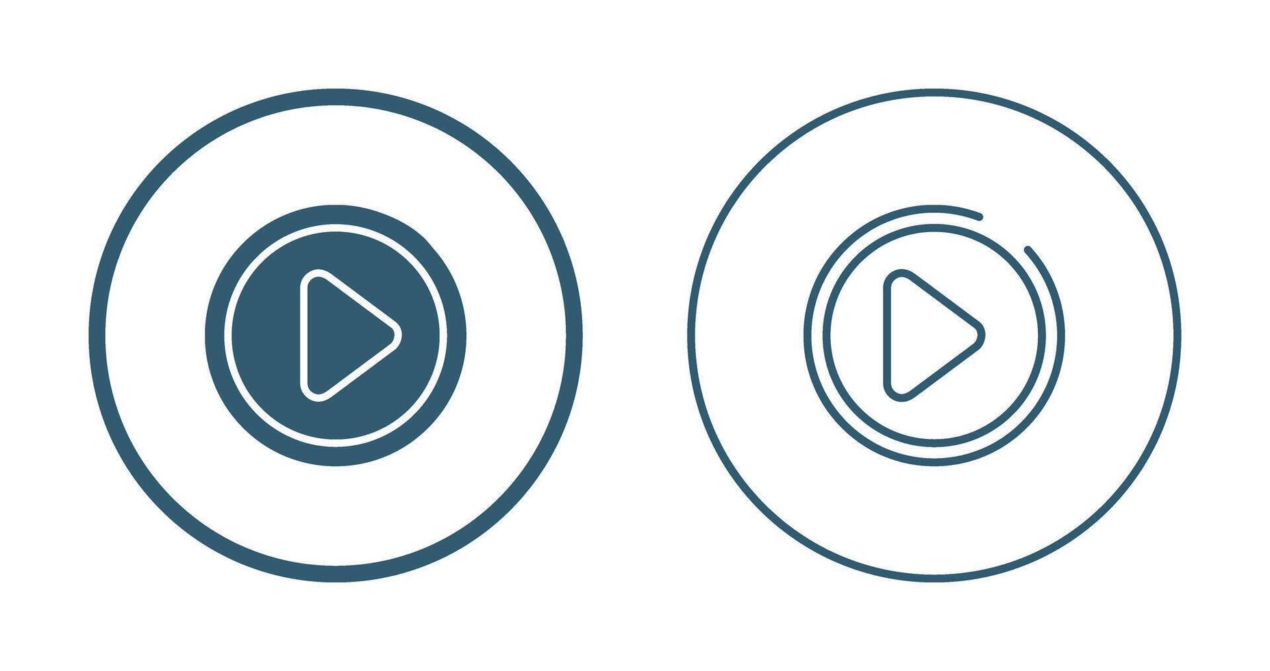 Play Button Vector Icon