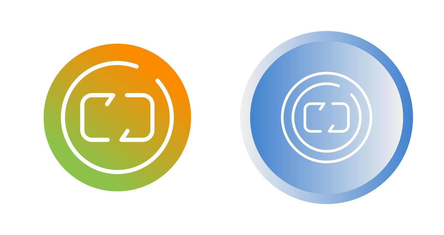 Repeat Circle Vector Icon