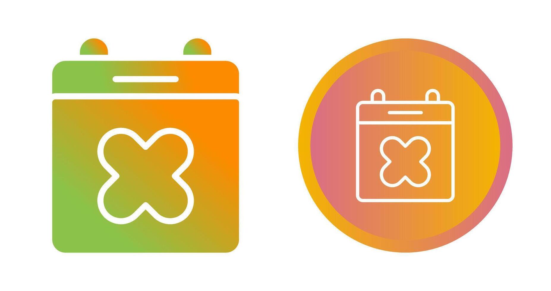 Calendar Xmark Vector Icon