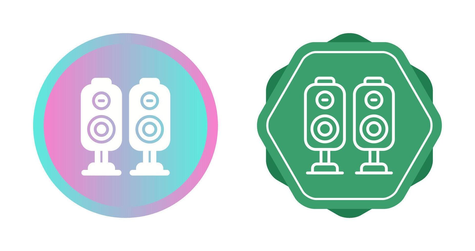 icono de vector de altavoces