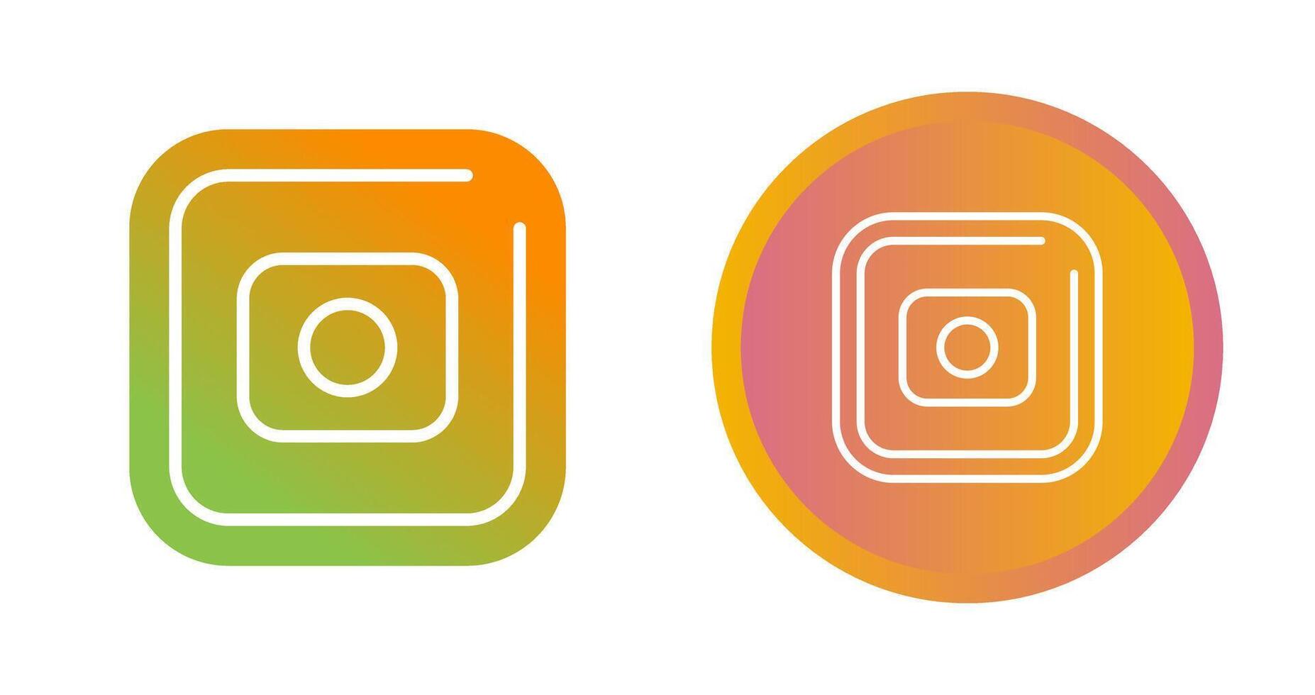 Record Square Vector Icon