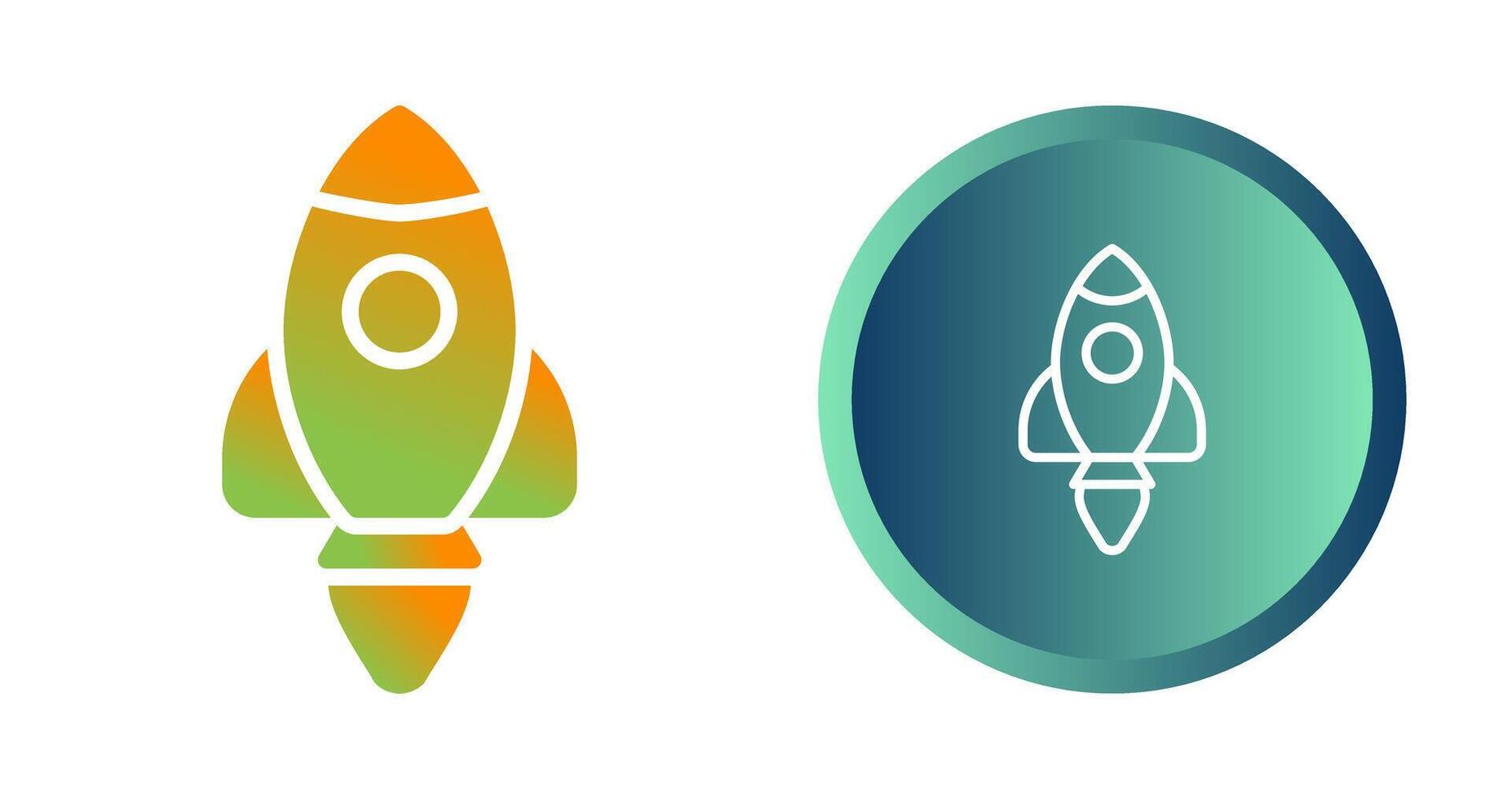 Rocket Lunch Vector Icon