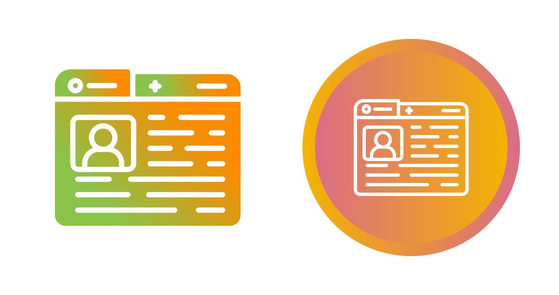 Profile Vector Icon